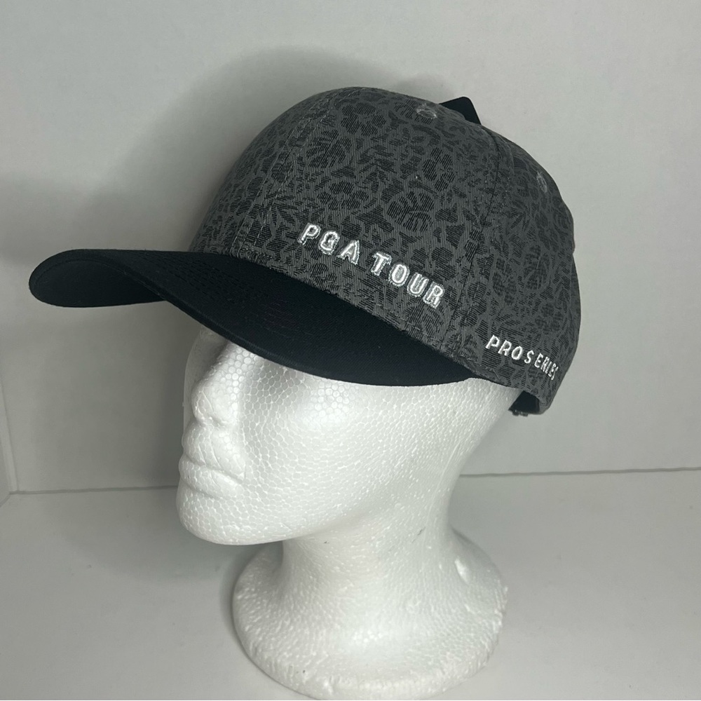 Gray and Black PGA Tour Cap